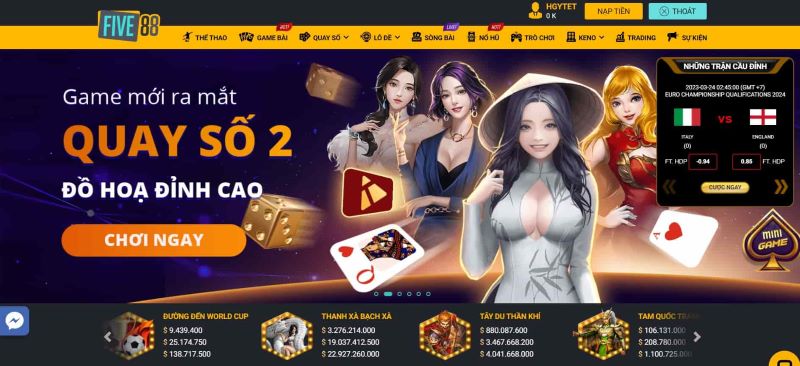 ưu điểm của nhà cái Five88